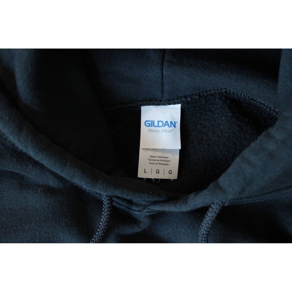 Gildan Heavenly Lake Tahoe 1955 Ski Resort Hoodie Large Black Graphic Sweatshirt - Picture 4 of 6